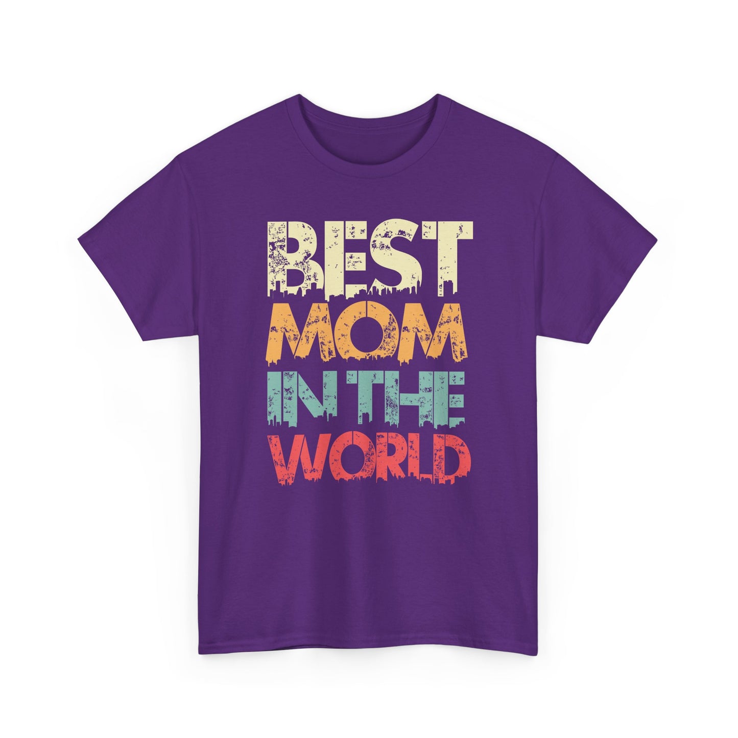 Best Mom in the World – Premium Quality Retro Style T-Shirt
