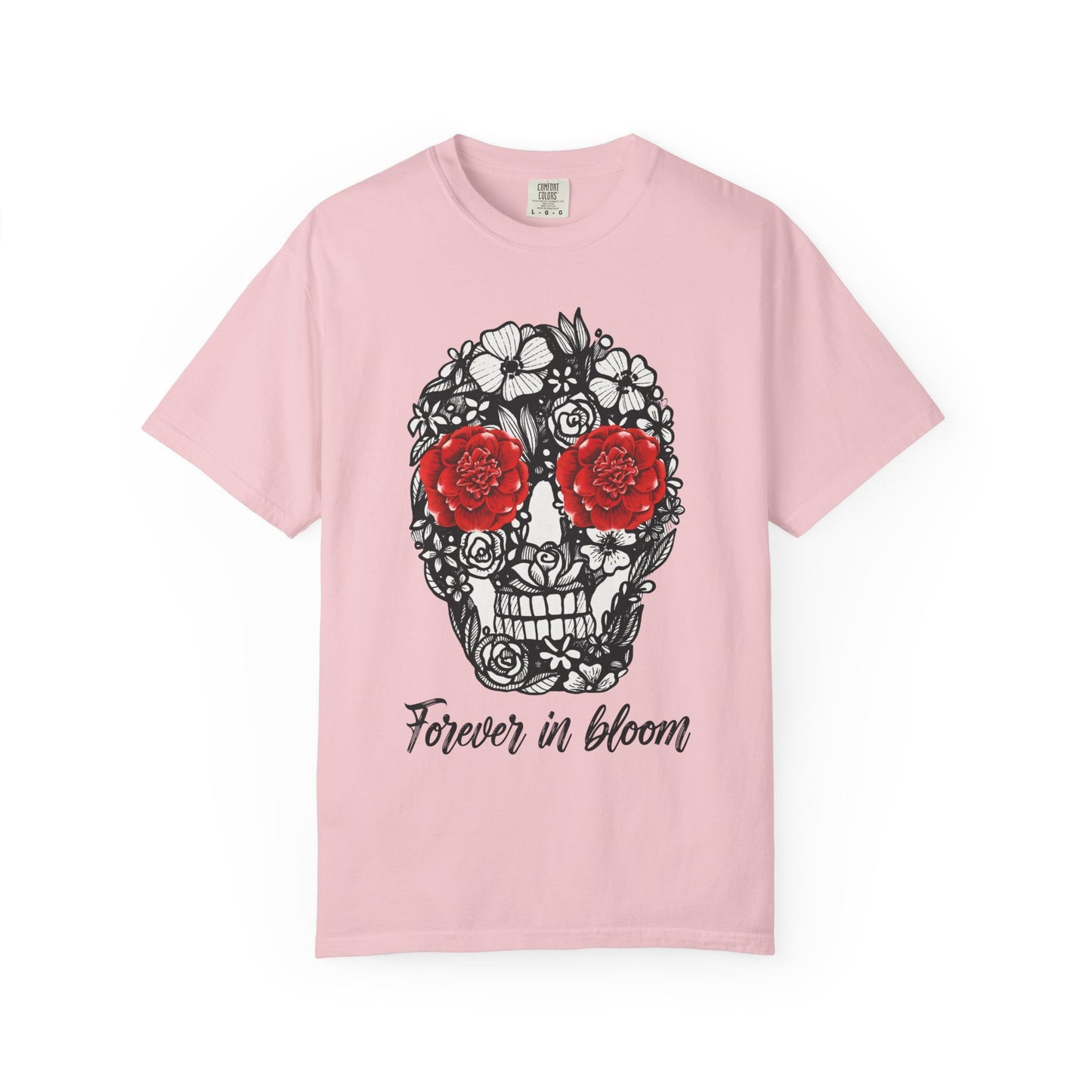 Floral Skull T-Shirt - Forever in Bloom