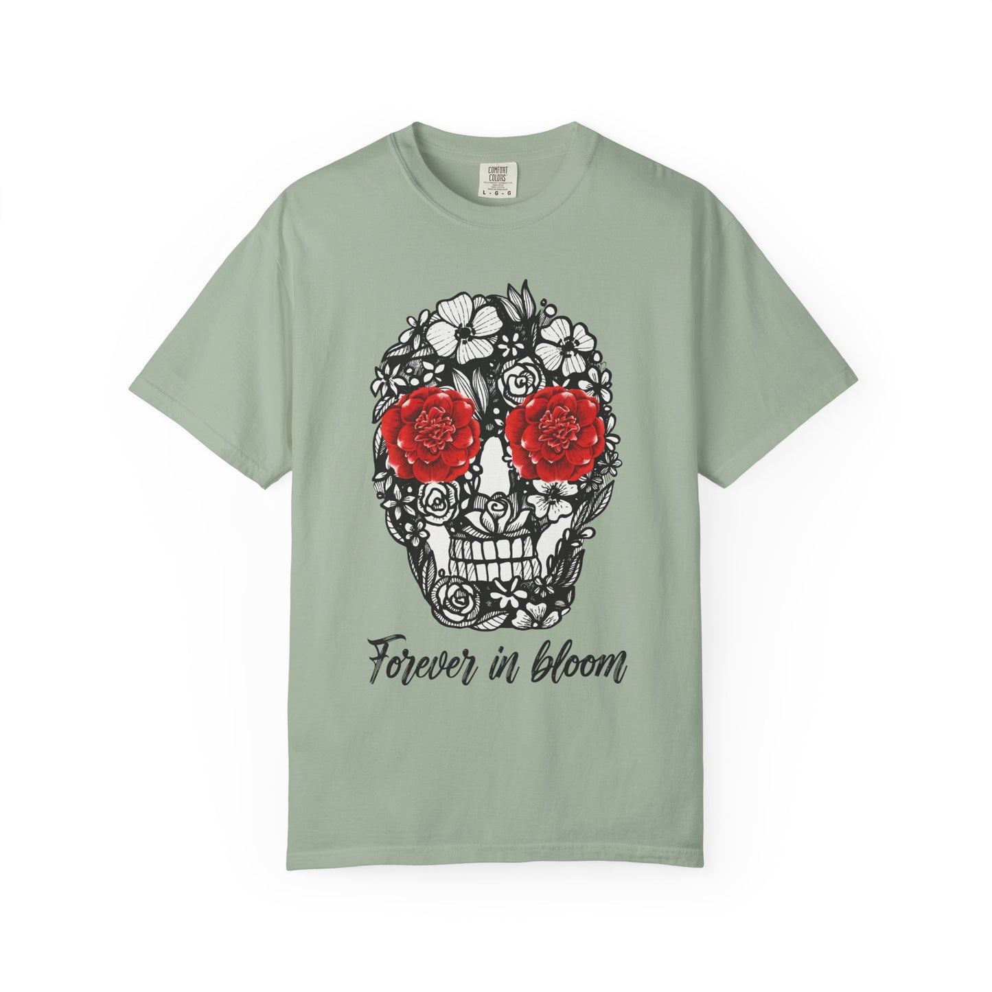 Floral Skull T-Shirt - Forever in Bloom