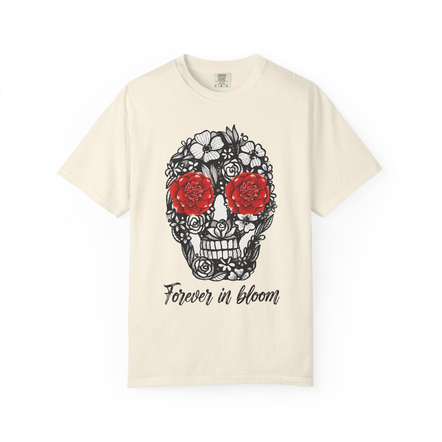 Floral Skull T-Shirt - Forever in Bloom