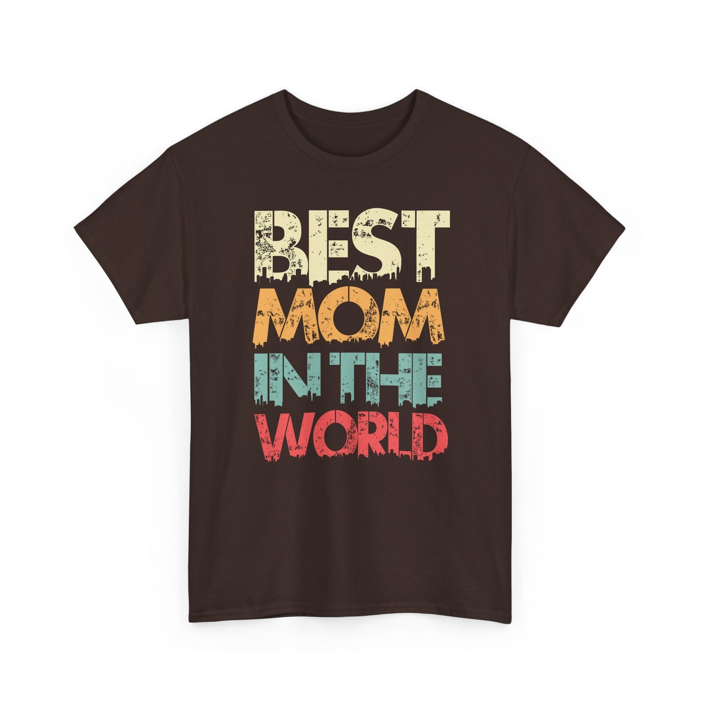 Best Mom in the World – Premium Quality Retro Style T-Shirt