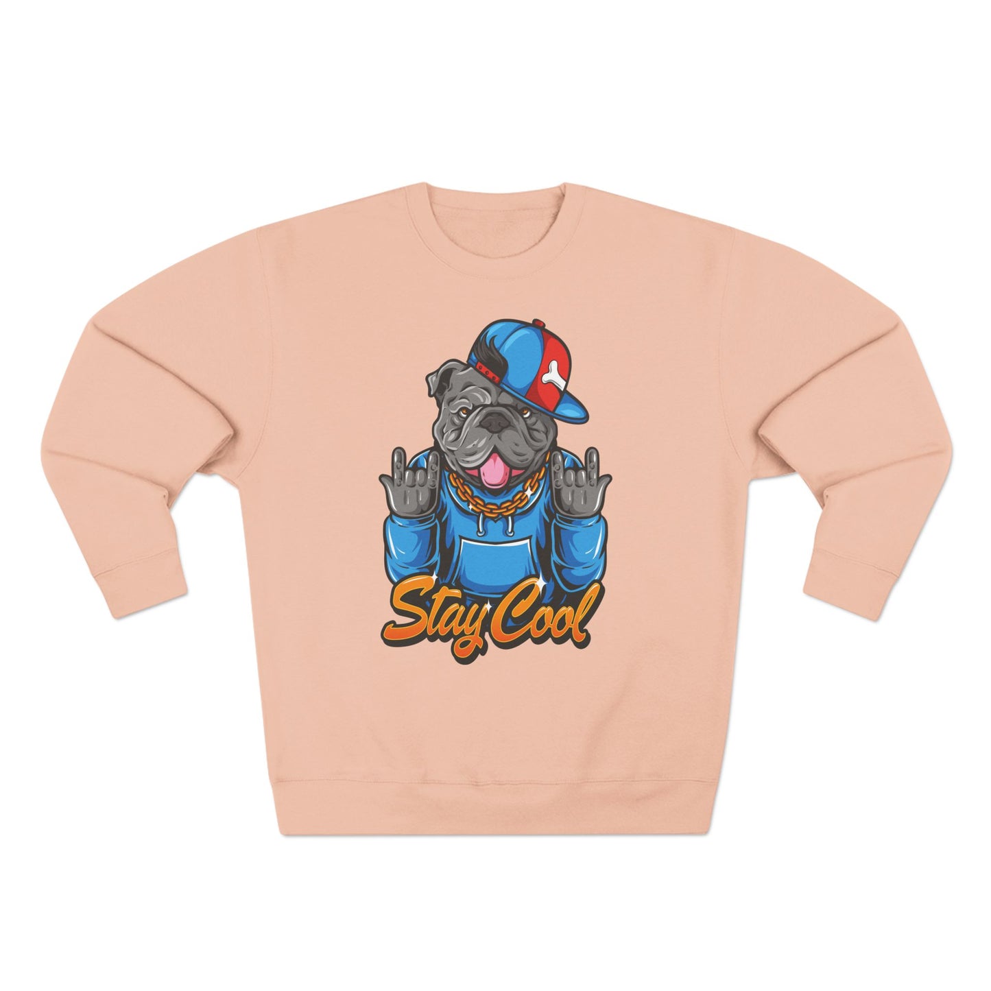 Cool Pug Graphic Crewneck Sweatshirt