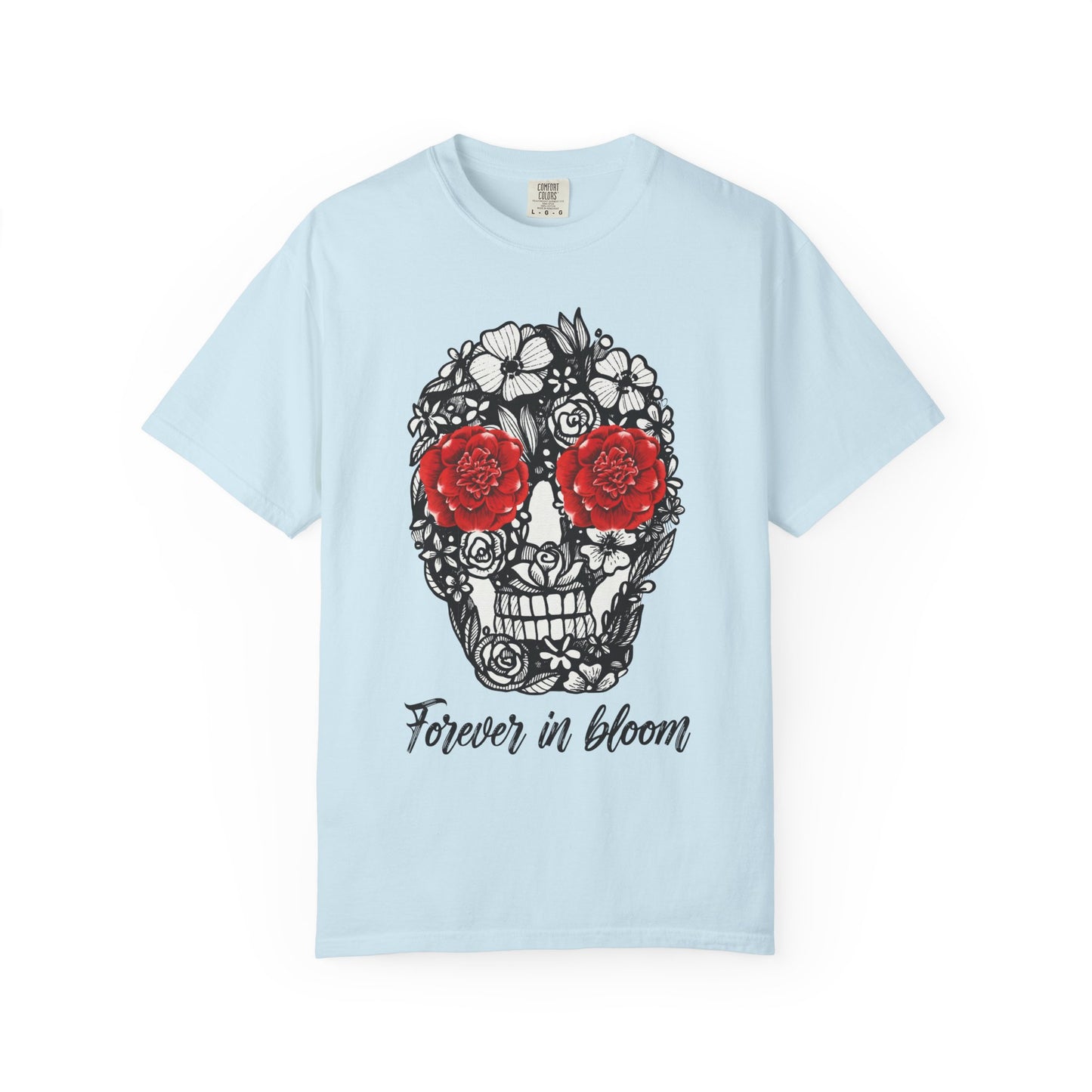 Floral Skull T-Shirt - Forever in Bloom