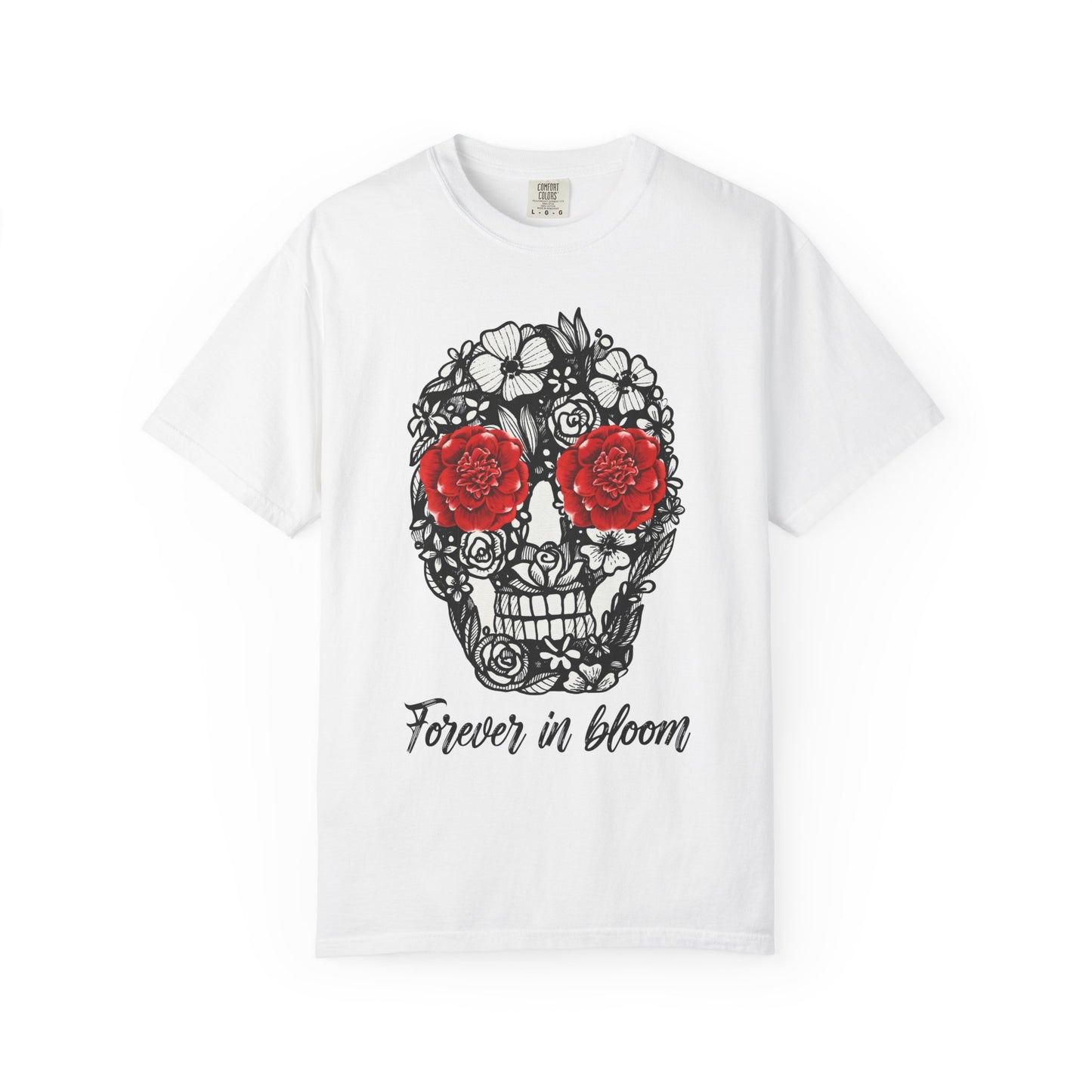 Floral Skull T-Shirt - Forever in Bloom