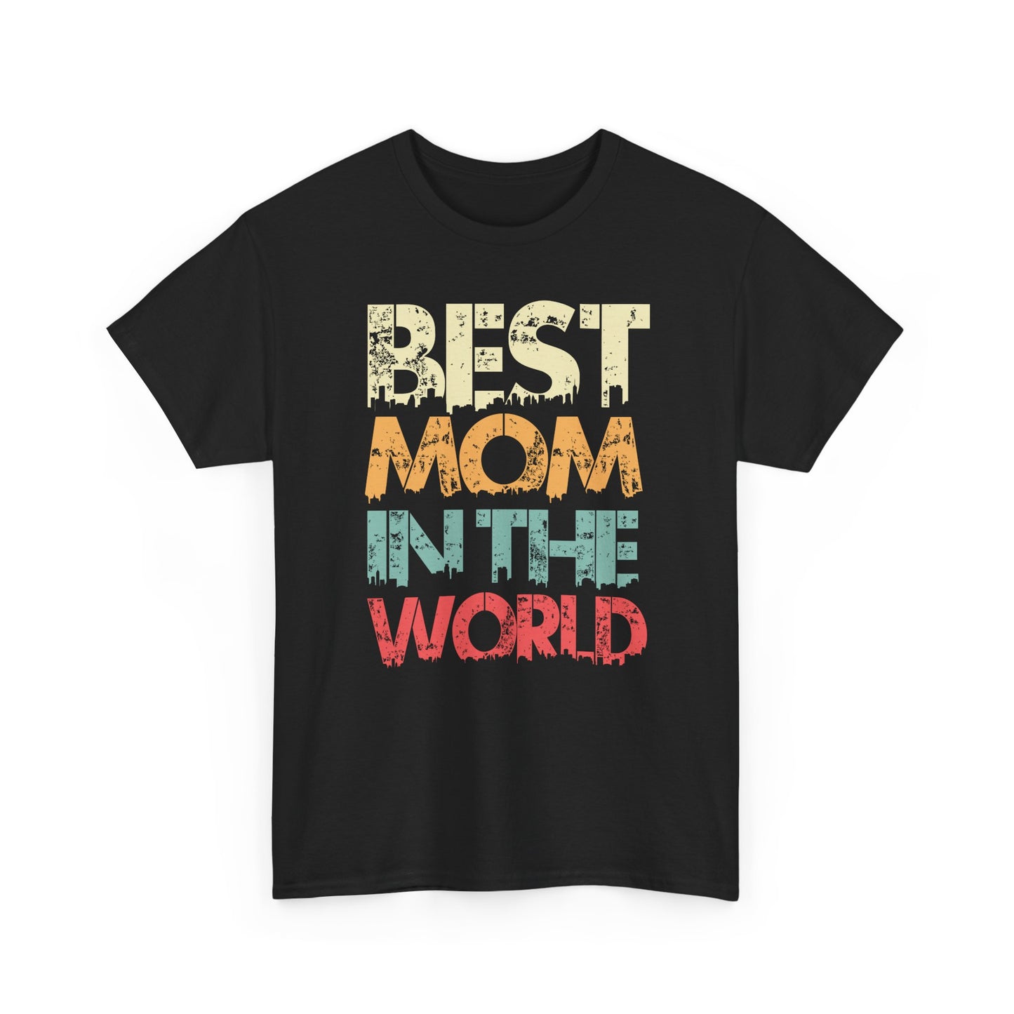 Best Mom in the World – Premium Quality Retro Style T-Shirt