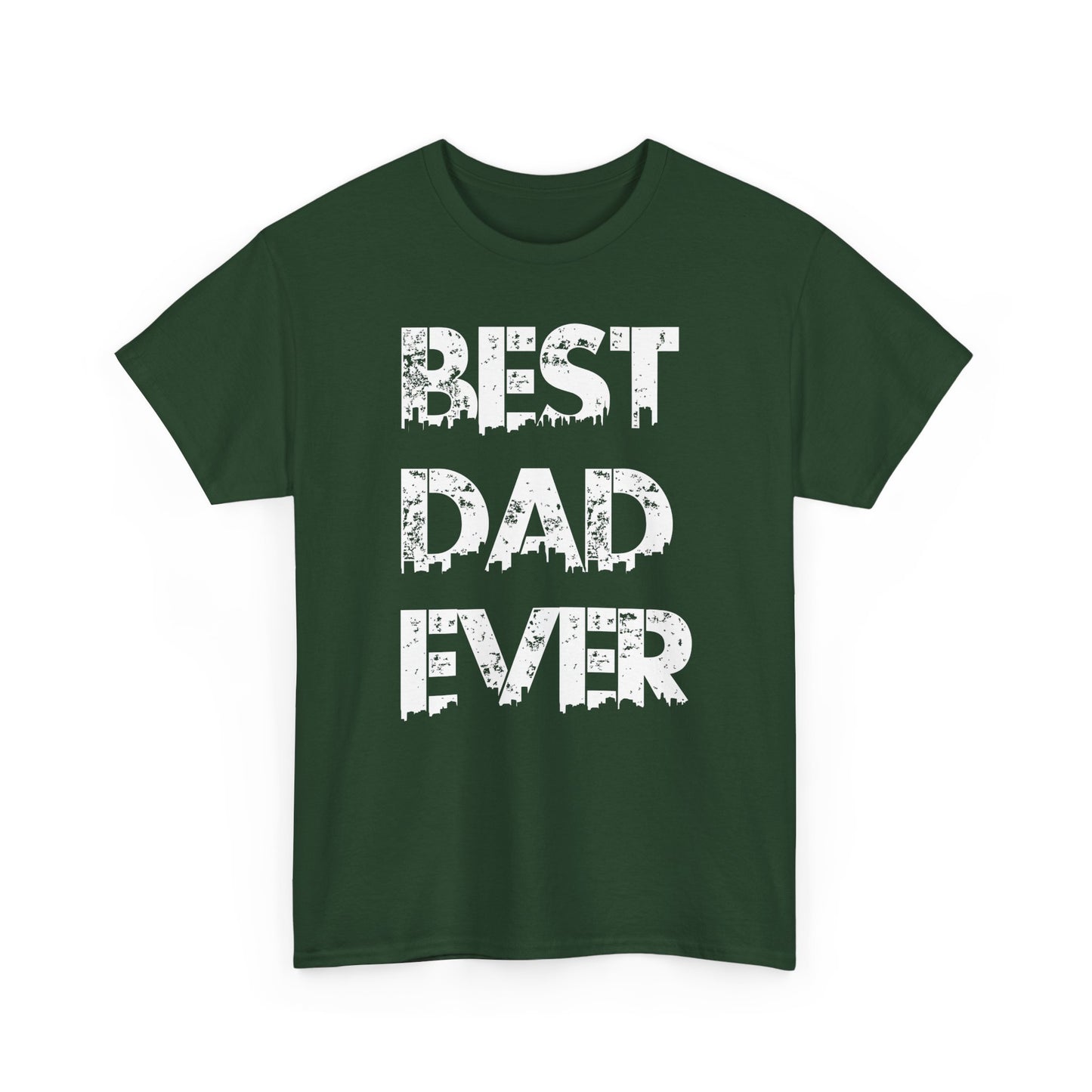 Feelin Good Tees Best Dad Ever Gift for Dad  Unisex Heavy Cotton T Shirt