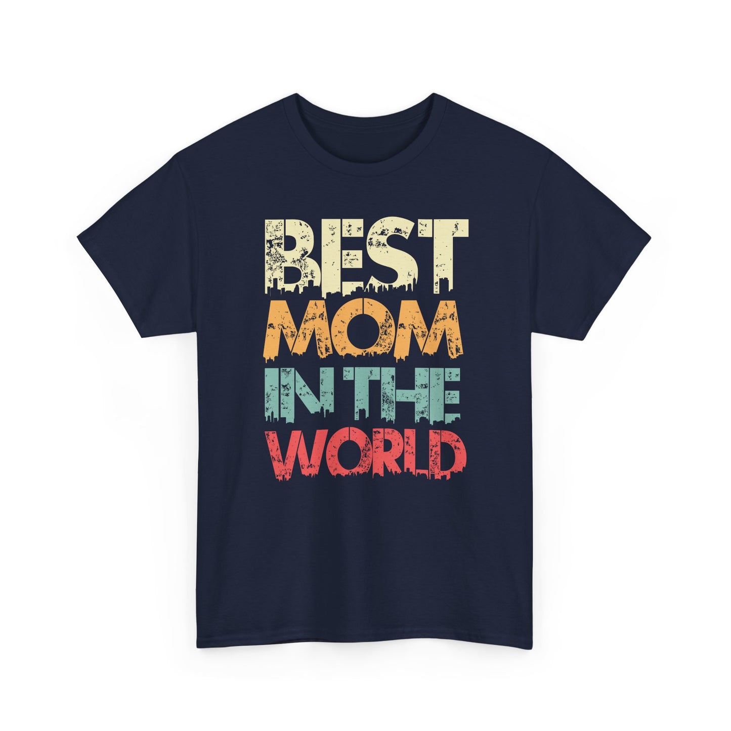 Best Mom in the World – Premium Quality Retro Style T-Shirt